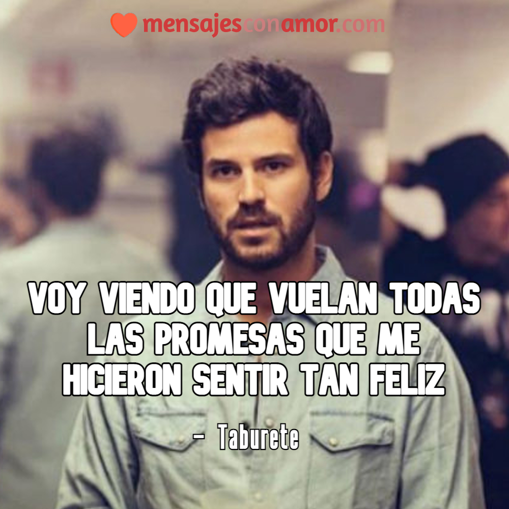 frases de canciones de taburete