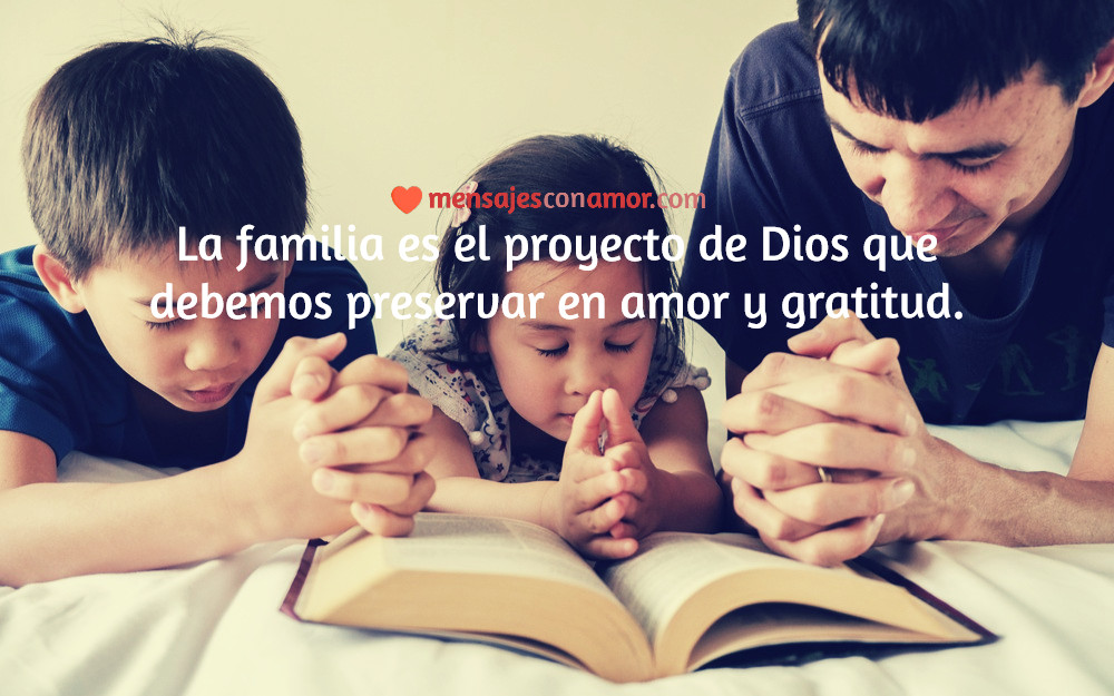 30 frases evangélicas familiares para adorar a Dios en familia