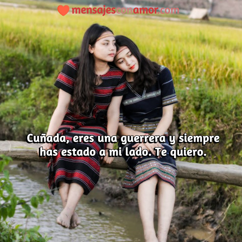 lindos mensajes para cuñada