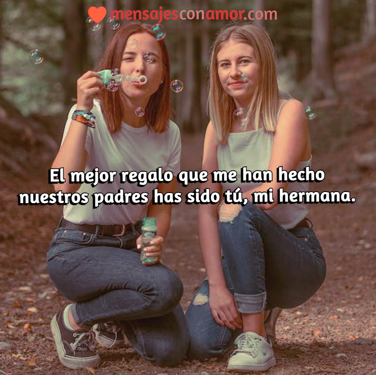 mensajes para hermana