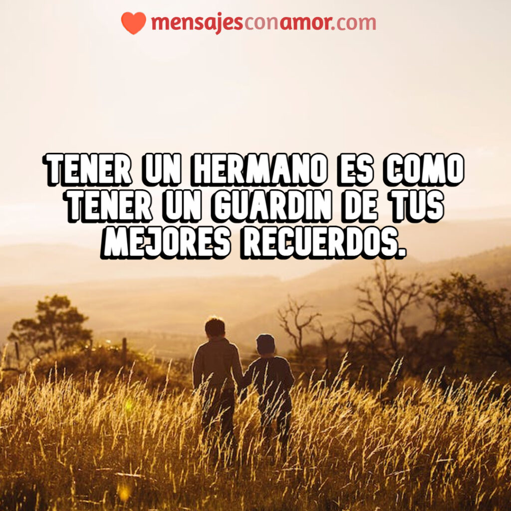 ✓ 30 frases para hermano mayor que demuestran todo tu amor